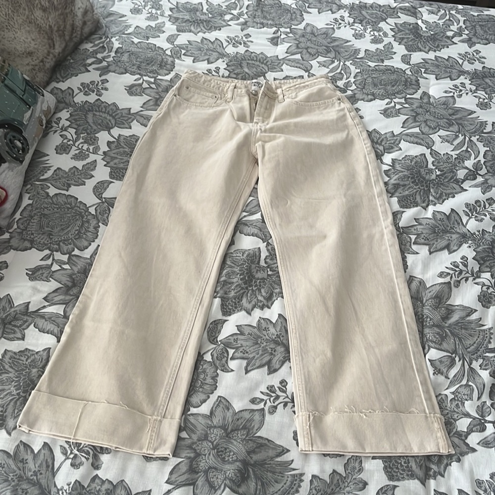 Princess Polly High Rise Wide Leg Jeans US 6